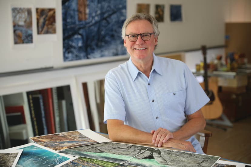 Reinhard Ziegler portrait in studio